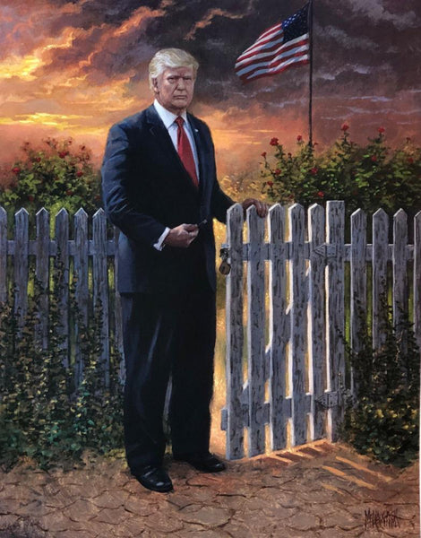 Jon McNaughton Make America Safe Donald Trump Art Print 16 x 20