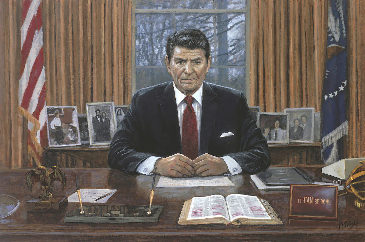 Jon McNaughton It Can be done Ronald Reagan Art Print-15 x 10