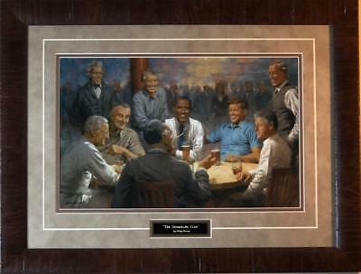 Andy Thomas The Democratic Club Obama Presidents Art Print-Framed